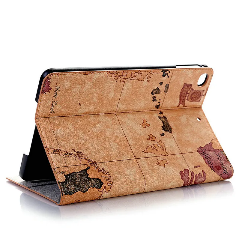 Для Apple iPad 6 5 4 3 2 2017 2018 2019 Air1 Air 2/iPad Pro 9 7 10 11 12 дюймов чехол карта Флип кожаный