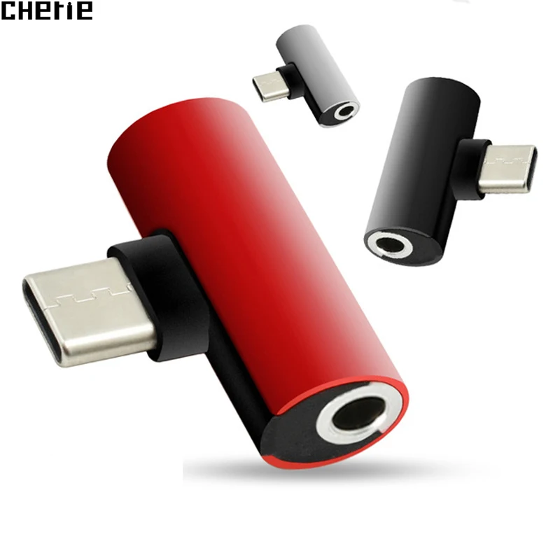 Чери Тип C до 3 5 мм разъем для наушников адаптер зарядное устройство телефона Samsung
