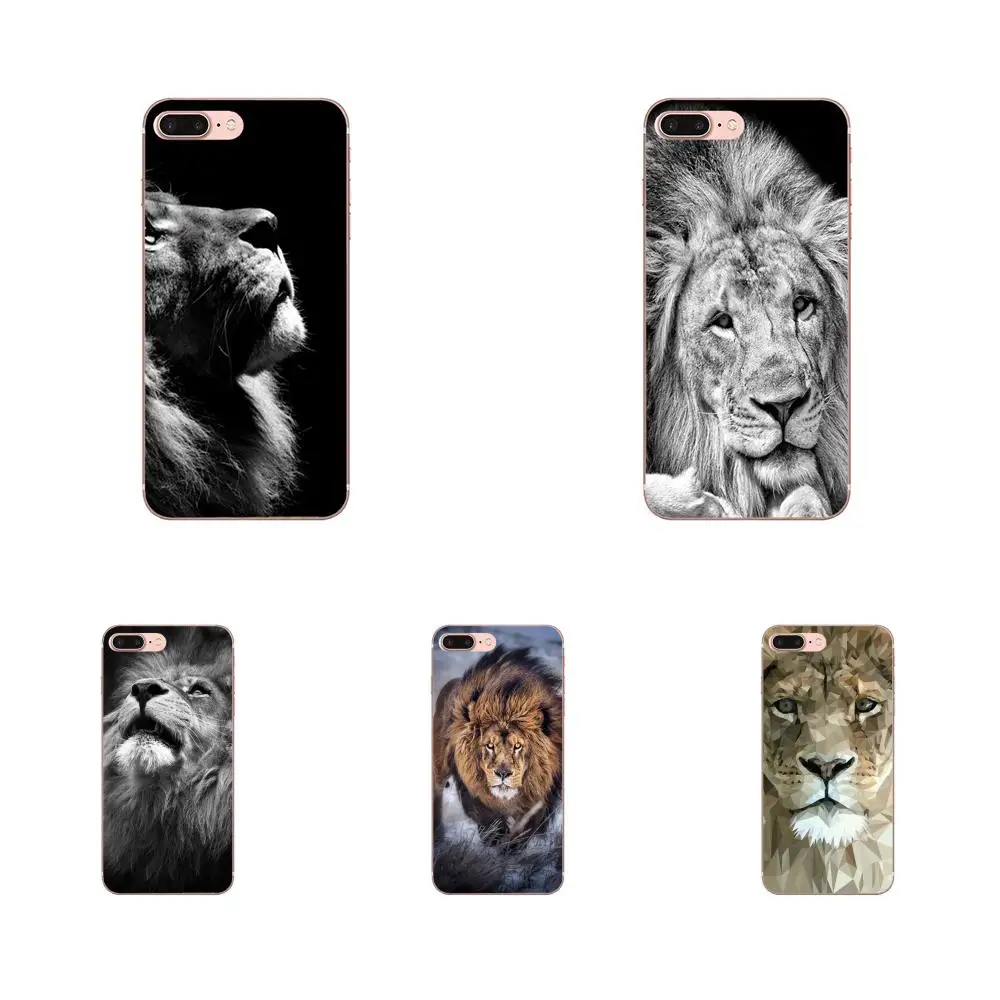 ТПУ мобильный телефон чехол Чехол Majestic Lion Portrait для Xiaomi Redmi Note 2 3 3S 4 4A 4X 5 5A 6 6A Pro