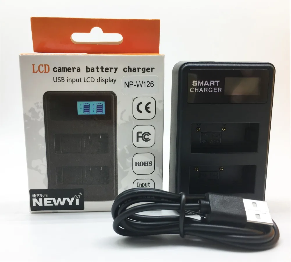 NP-W126 NP W126 LCD USB Charger for Fuji FinePix HS30EXR HS33EXR HS50EXR X-A1 X-E1 X-E2 X-M1 X-Pro1 Camera | Электроника
