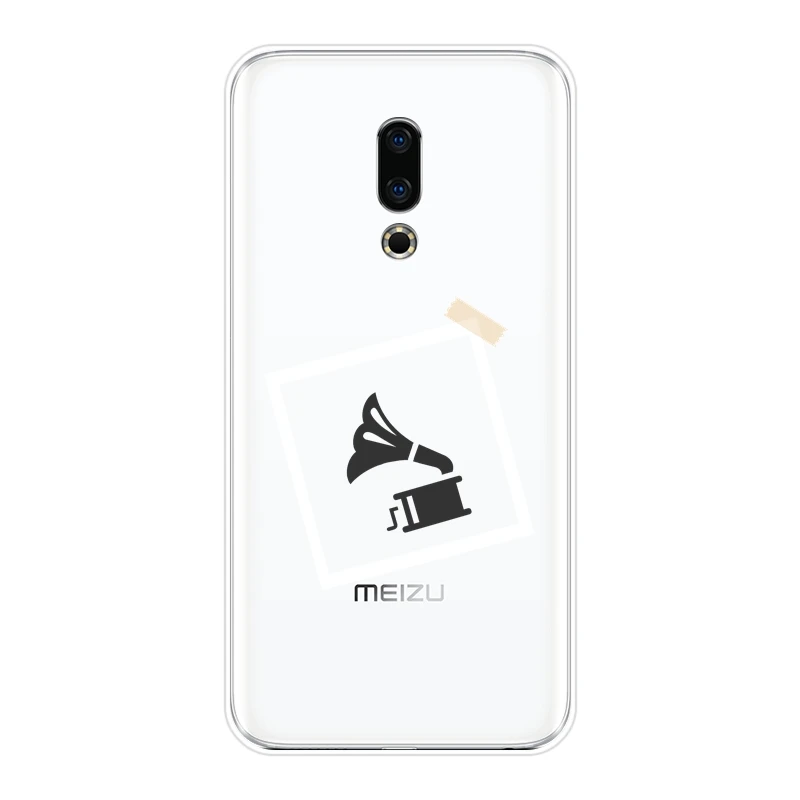 Задняя панель для Meizu 16th 16x15 Lite 16 Plus мягкий силиконовый Винтажный чехол в стиле
