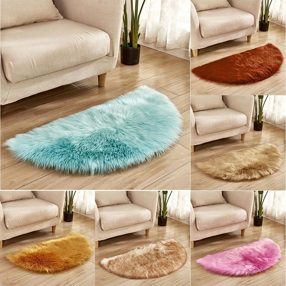Ковер из искусственной овчины нескользящий ковер искусственного меха для