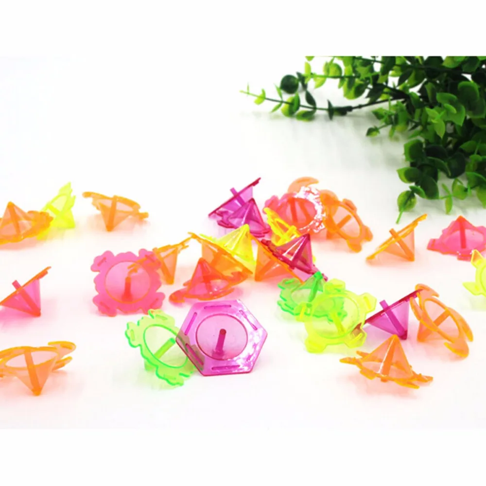 10 Pcs/set For Party Favors Supplies Sent Random Kids Hands Spinner Toys Plastic Spinning Top Retro Classic Toy | Игрушки и хобби