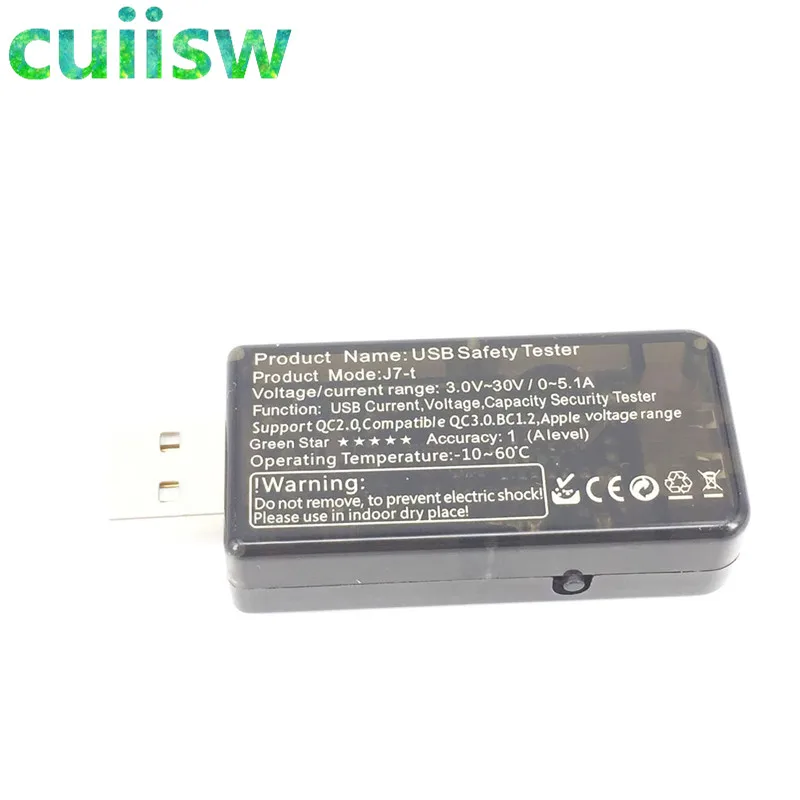 USB тестер 3 В 30 в 5 1 А цифровой измеритель напряжения и емкости зарядного