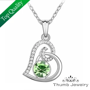 JS N016 бижутерия в форме сердца белый золотой цвет женские ювелирные изделия