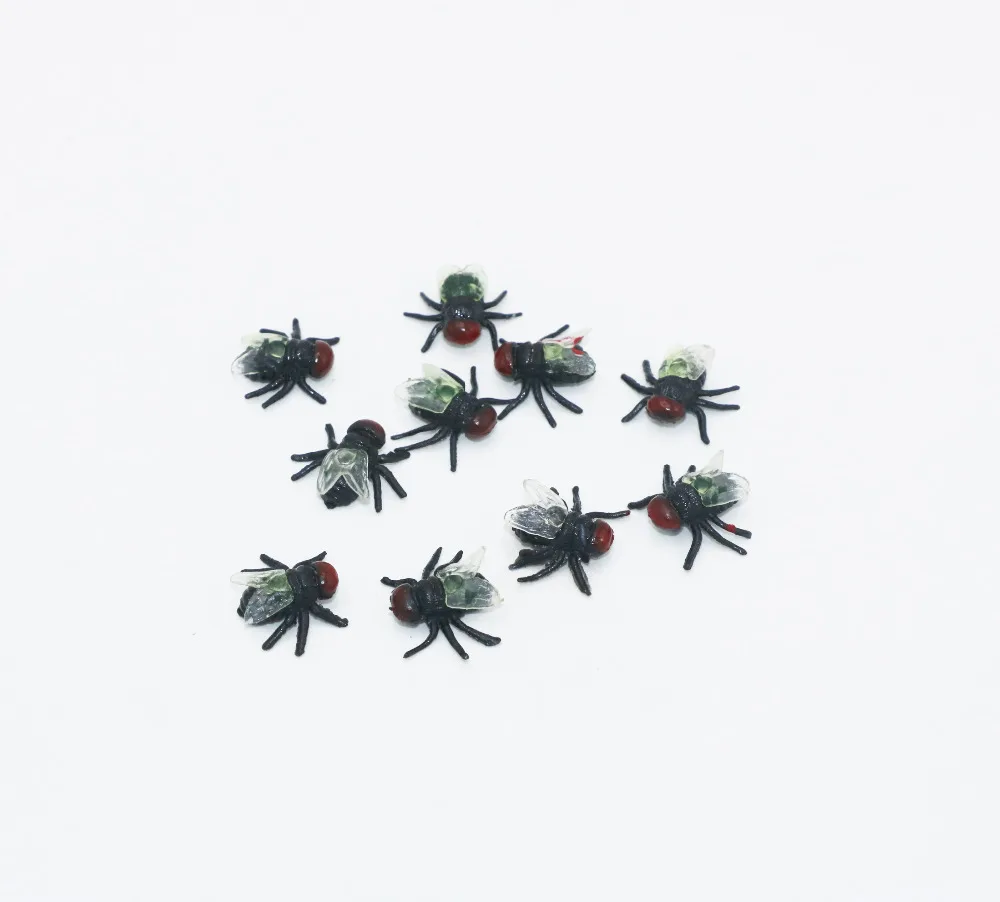 Приколы 10 шт. забавные игрушки муха для дома/тараканов пластиковые жуки реквизит