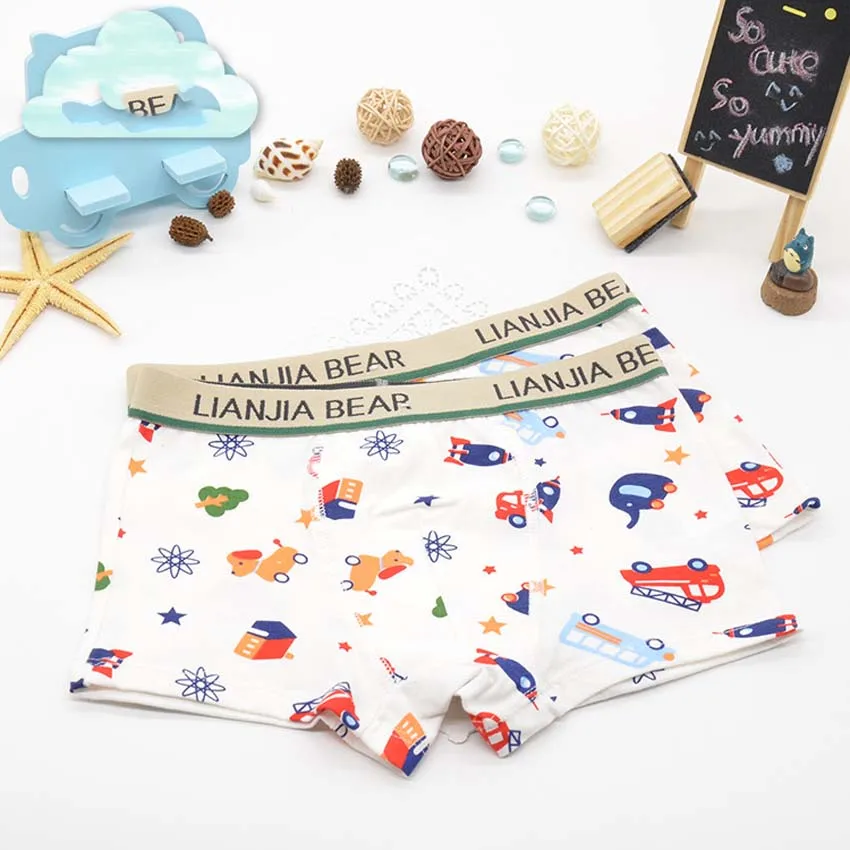 Новинка 3 предмета в комплекте детское нижнее белье трусы боксеры для мальчиков