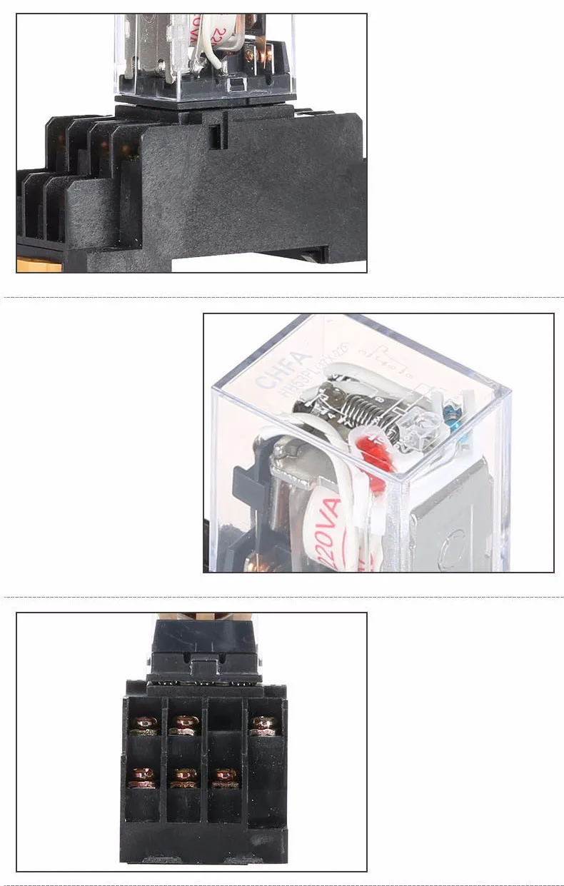 DMWD MY3 HH53P MY3NJ 11-контакт DC12V/DC24V/DC110V/AC220V катушки общего назначения Микро Мини реле с гнездом базы