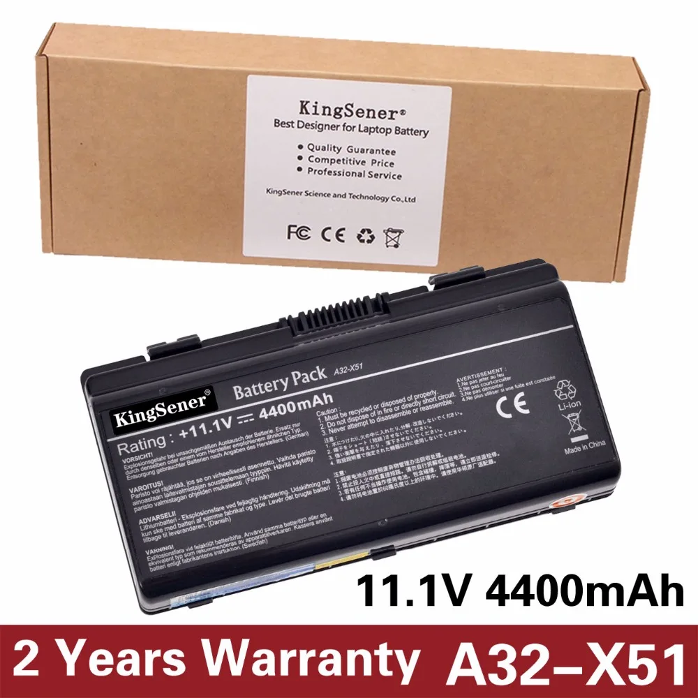 Аккумулятор KingSener корейский новый для ASUS X58 X50C X58L X58Le X51H X51L X51R X51RL A32 X51 11 1 В 4400