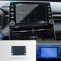 car styling transparent protective film navigation screen film car accessories for toyota avalon 2019