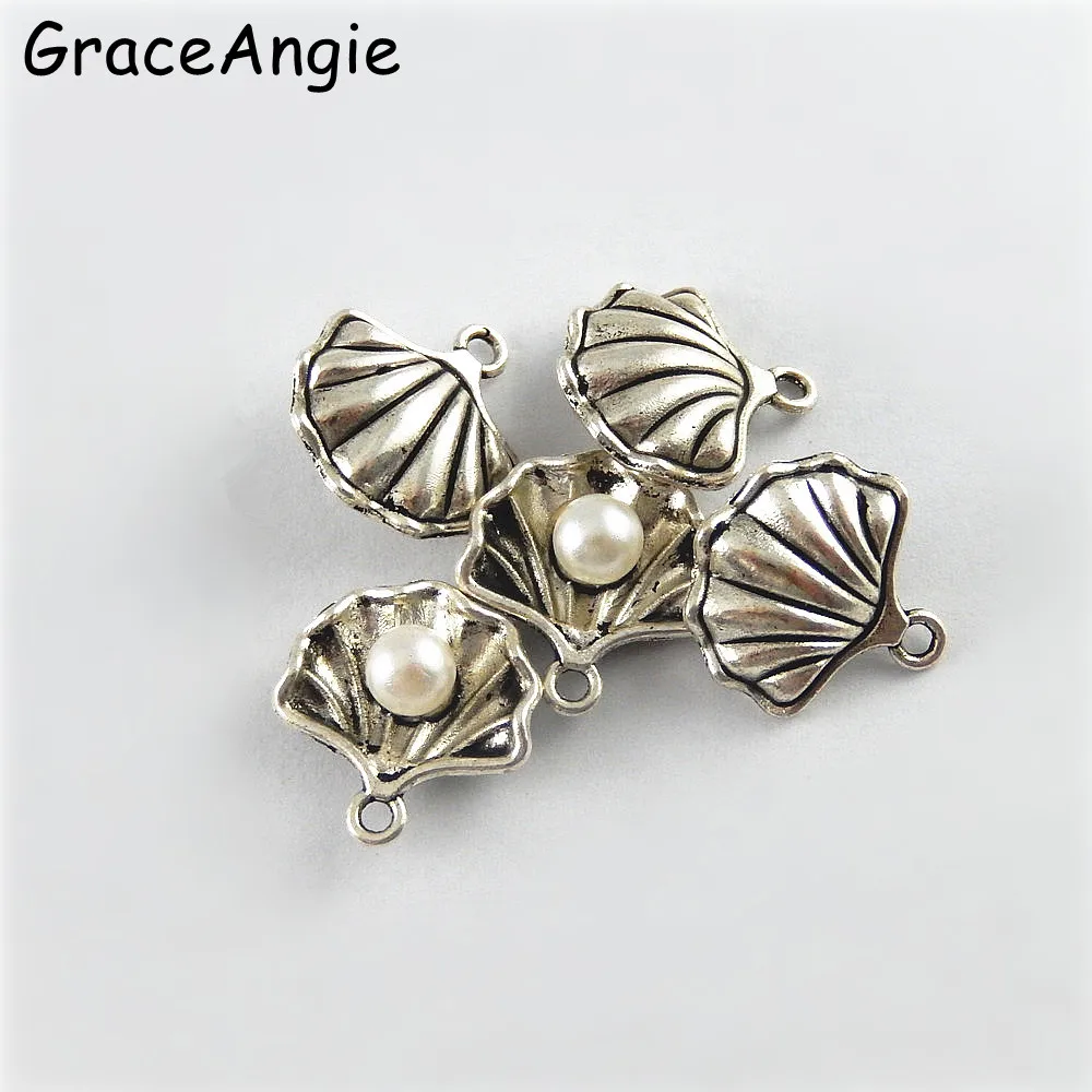 20 шт. подвесная Морская ракушка и морская звезда очаровательные бусины для