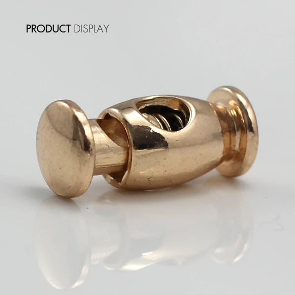 Металлическая баррель пробка тумблер шнур замки шнурок золотой тон