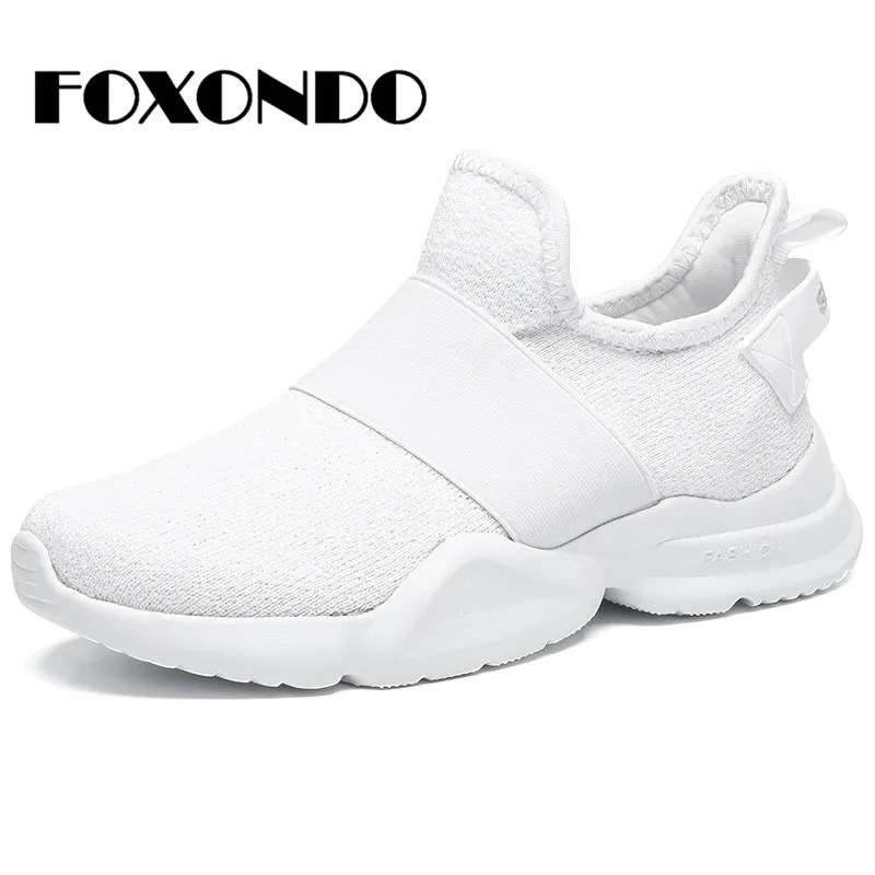 FOXONDO/2019 весенние модные женские сникерсы на платформе плоской подошве дышащие