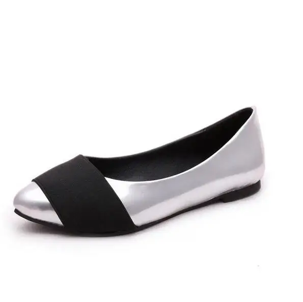 Новый 2016 весна лето свободного покроя острым носом обувь женская мокасины