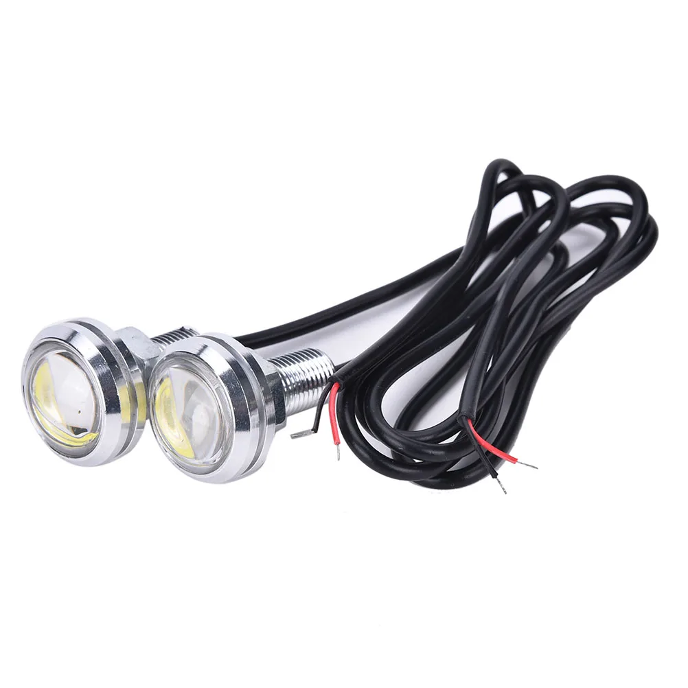 2PCS 23mm 10W 12V LED Eagle Eye White Daytime Running DRL Light Tail Car Auto | Автомобили и мотоциклы