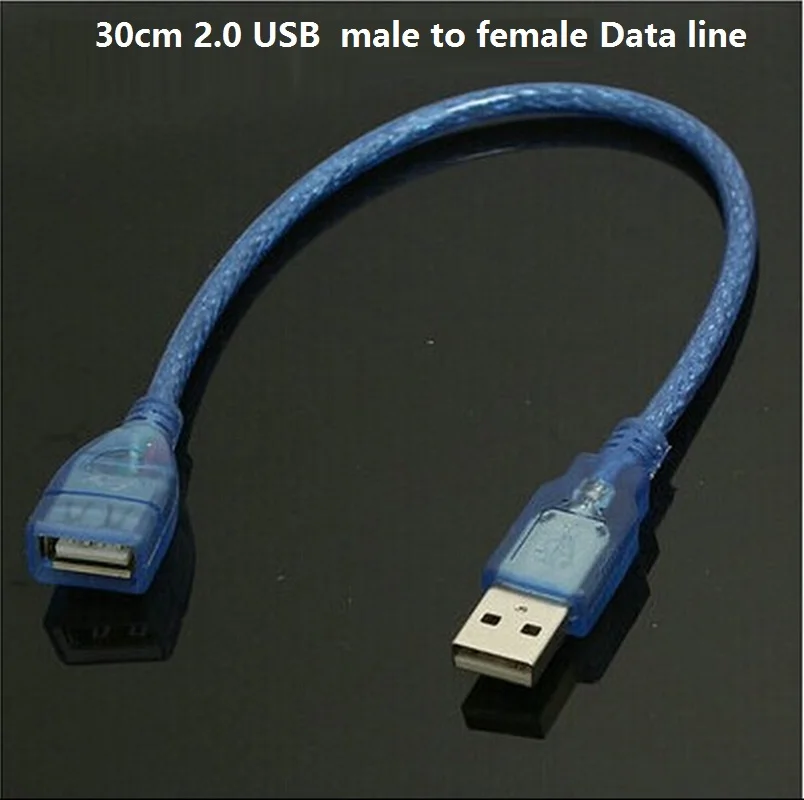 USB удлинитель 0 3 метра для компьютера кабель подключения usb накопителя к гнезду