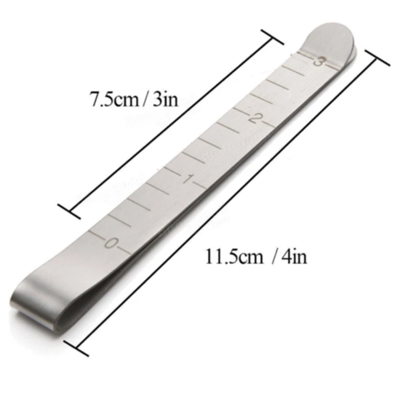 Линейка гемминговые зажимы измерения Швейные Серебро машина работы 6 шт. клипсы