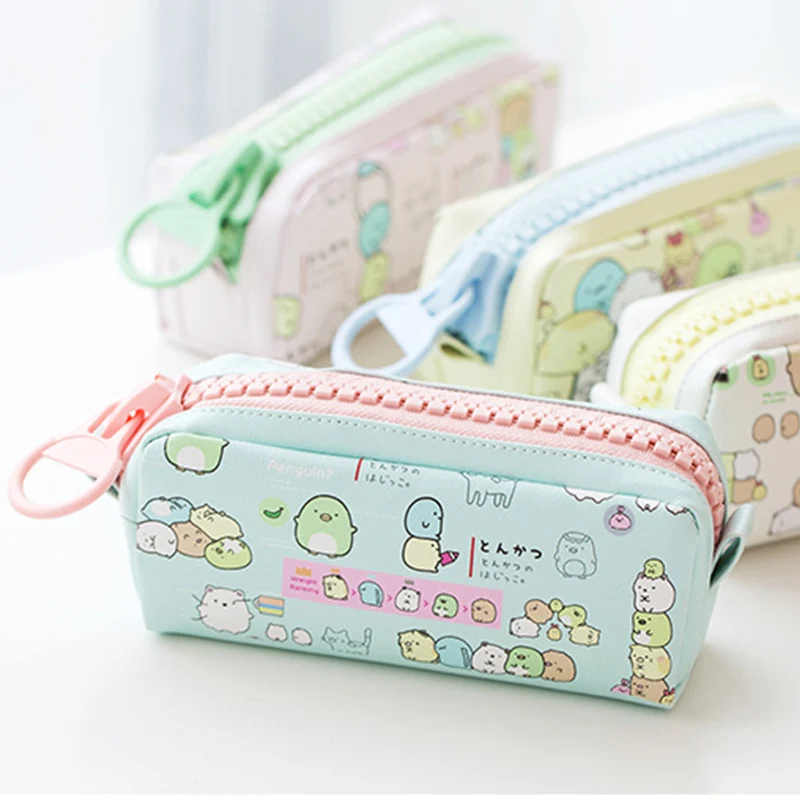 

1Pcs Kawaii Pencil Case Microorganism Gift Estuches School Pencil Box Pencilcase Pencil Bag School Supplies Stationery