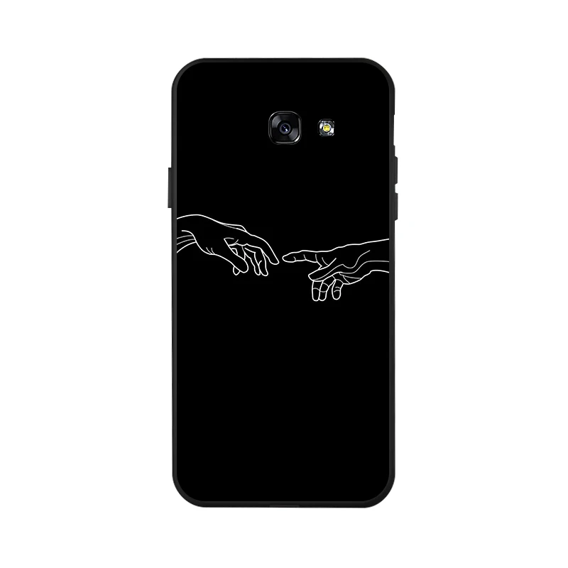 Чехол для Samsung Galaxy A5 2017 A520 A520F Черный силиконовый чехол из ТПУ мягкая задняя крышка