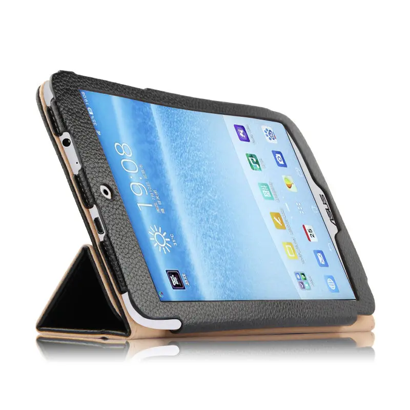 Чехол из воловьей кожи для ASUS MeMo Pad 8 защитный смарт-чехол натуральной планшета asus