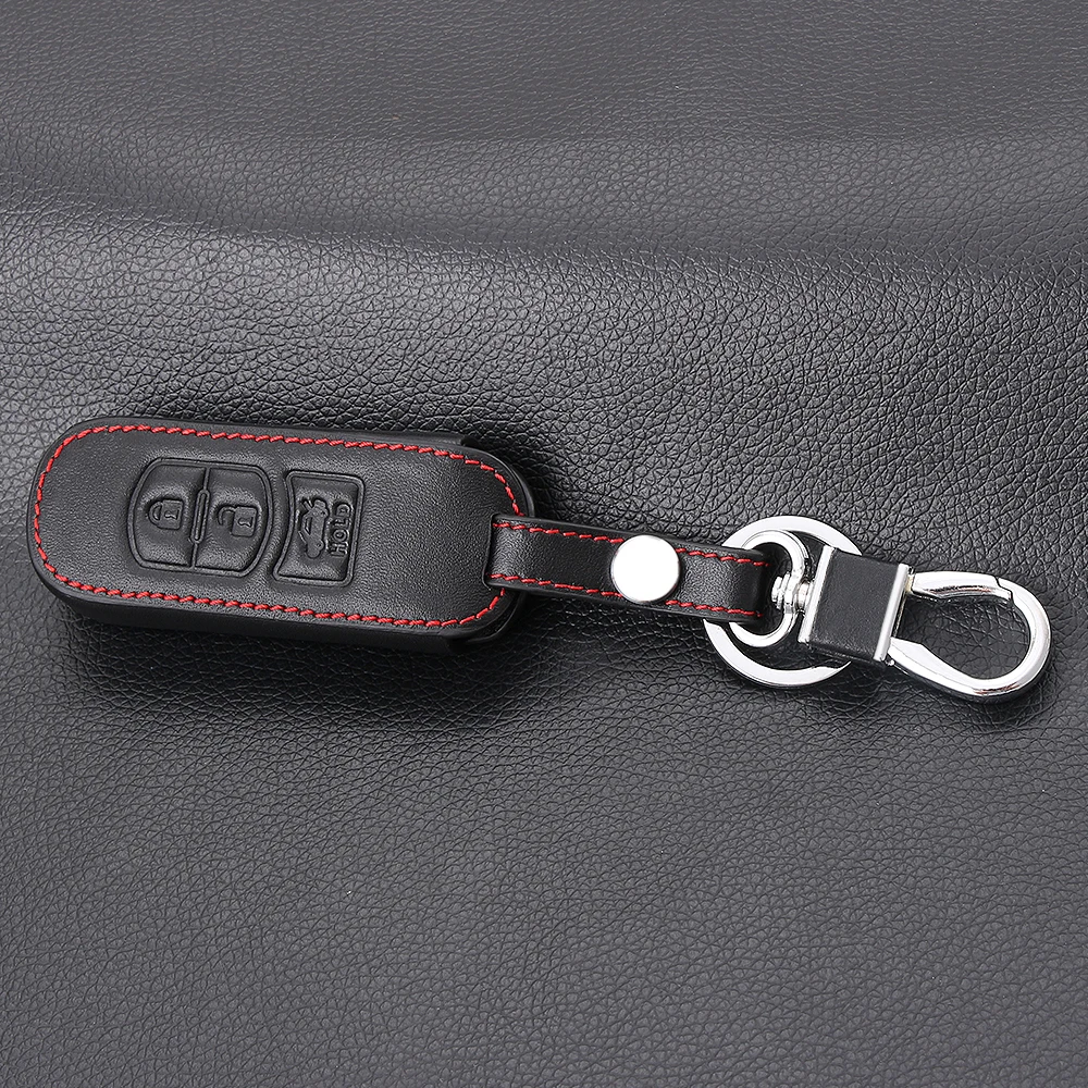 Чехол из натуральной кожи с дистанционным управлением для Mazda 2 3 6 Axela Atenza CX 5 CX5 7 9