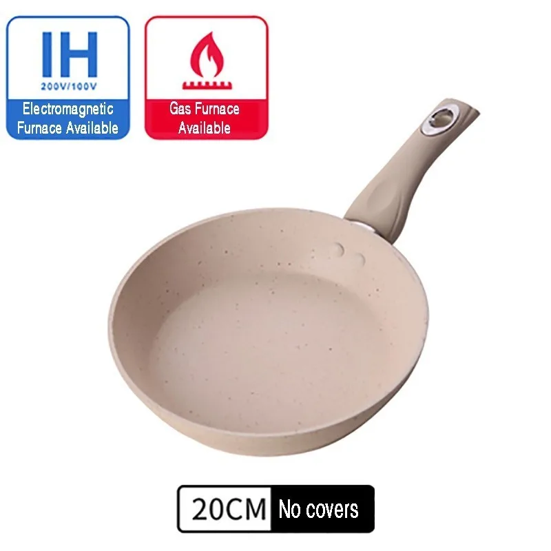 20CM pan Утолщенная каменная антипригарная сковорода Maifan, индукционная плита, специальная газовая плита, универсальная, подходит для дома, Блинная сковорода для стейка - Цвет: 20CM pan