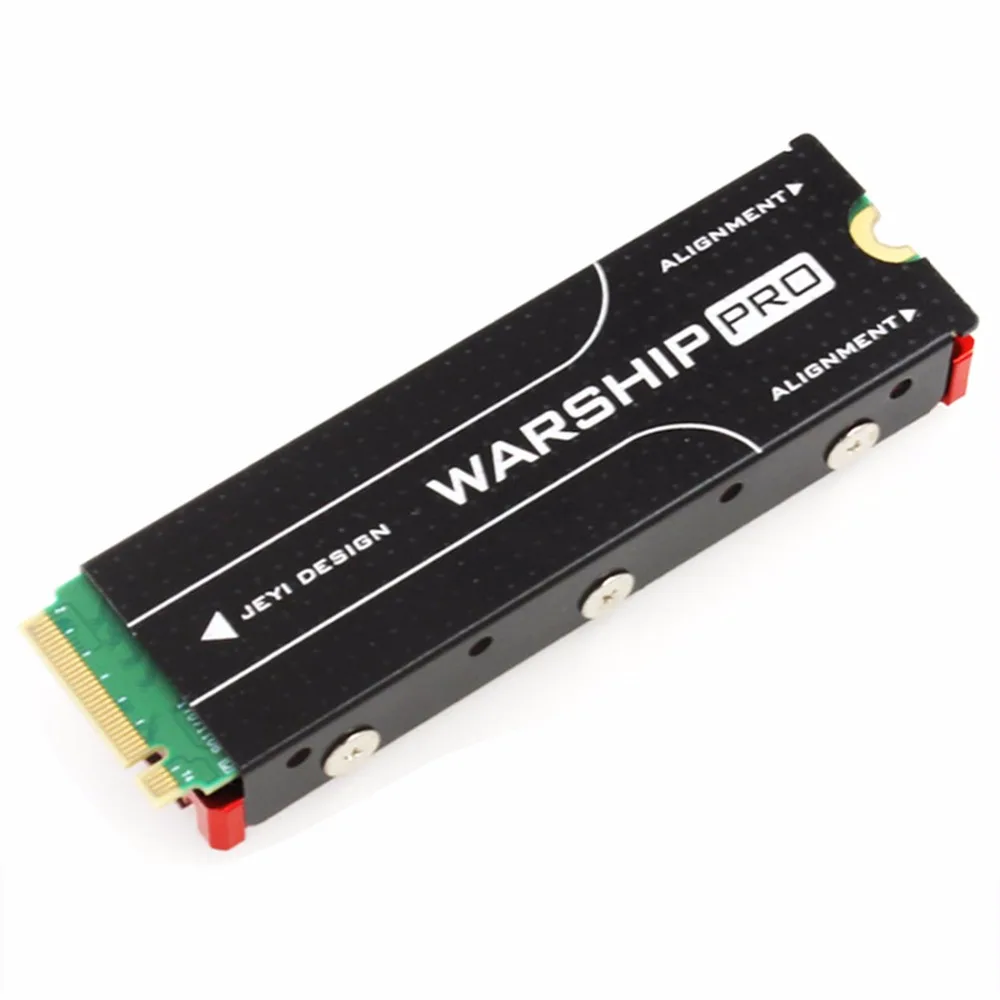 JEYI охлаждающий штормовой вентилятор для NVME NGFF M.2 радиатор SSD металлический лист