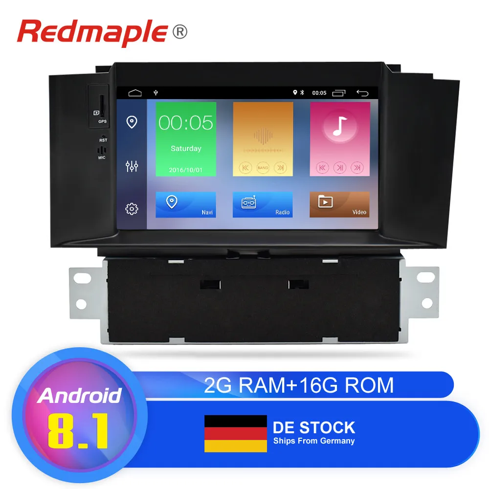 2G Android 8.1 Ips 4G ram Android 9,0 автомобильный Радио DVD gps навигация мультимедийный плеер для Citroen C4 C4L DS4 2011- wifi авто головное устройство стерео - Цвет: 2G Android 8.1