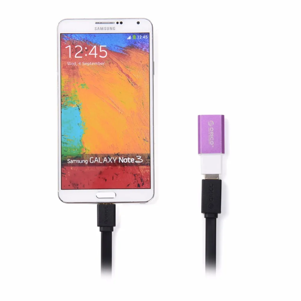 Удлинительный кабель ORICO для Samsung S5 Note3 USB передачи данных 15 см USB3.0 папа Micro