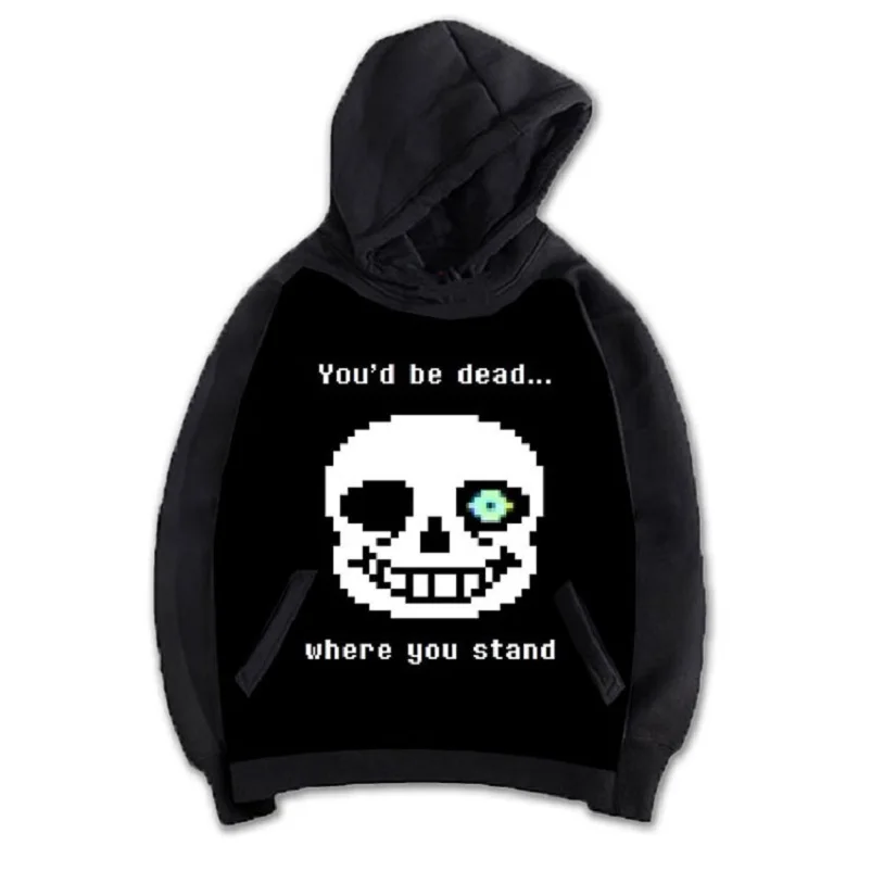 Высокая-Q Мужская Аниме Cos Используйте фриск Toriel Sans папирус хлопок Повседневное с капюшоном толстовки с капюшоном пальто куртки пуловер - Цвет: 2