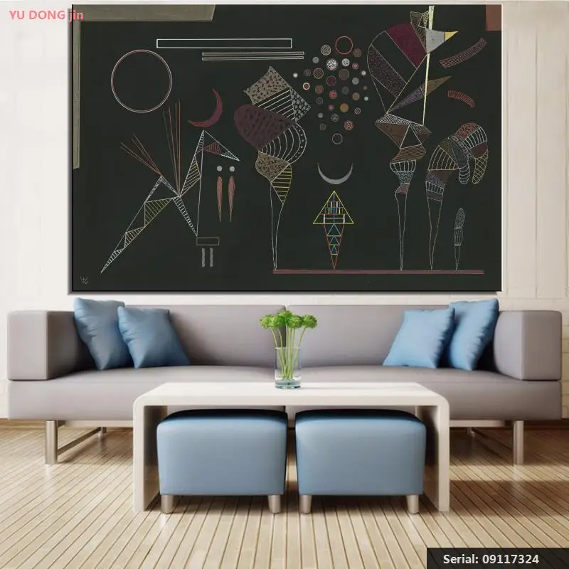 Wassily Kandinsky абстрактная масляная живопись рисование искусство спрей холст без