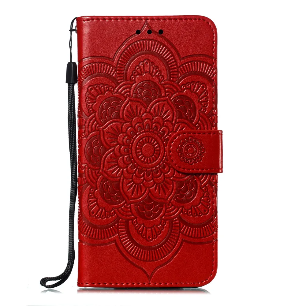Откидной Чехол для телефона Datura, Роскошный чехол для Xiaomi mi 9 SE A2 8 Lite Red mi Go 7 Note 7 6 Pro с отделениями для карт - Цвет: Red