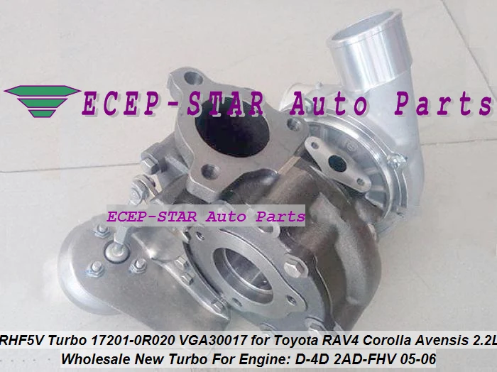 Турбокомпрессор RHF5V VB13 17201 0R020 0R021 VGA30017 VAA30017 для Toyota RAV4 D 4D Corolla Avensis Auris 2AD FHV 2.2L|toyota