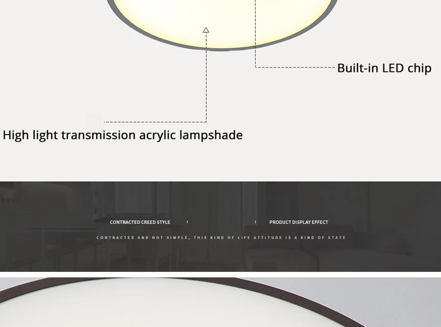 White / Black White / Black / coffee modern LED lamp for dining room living room aluminum dimming lighting luminaires dero