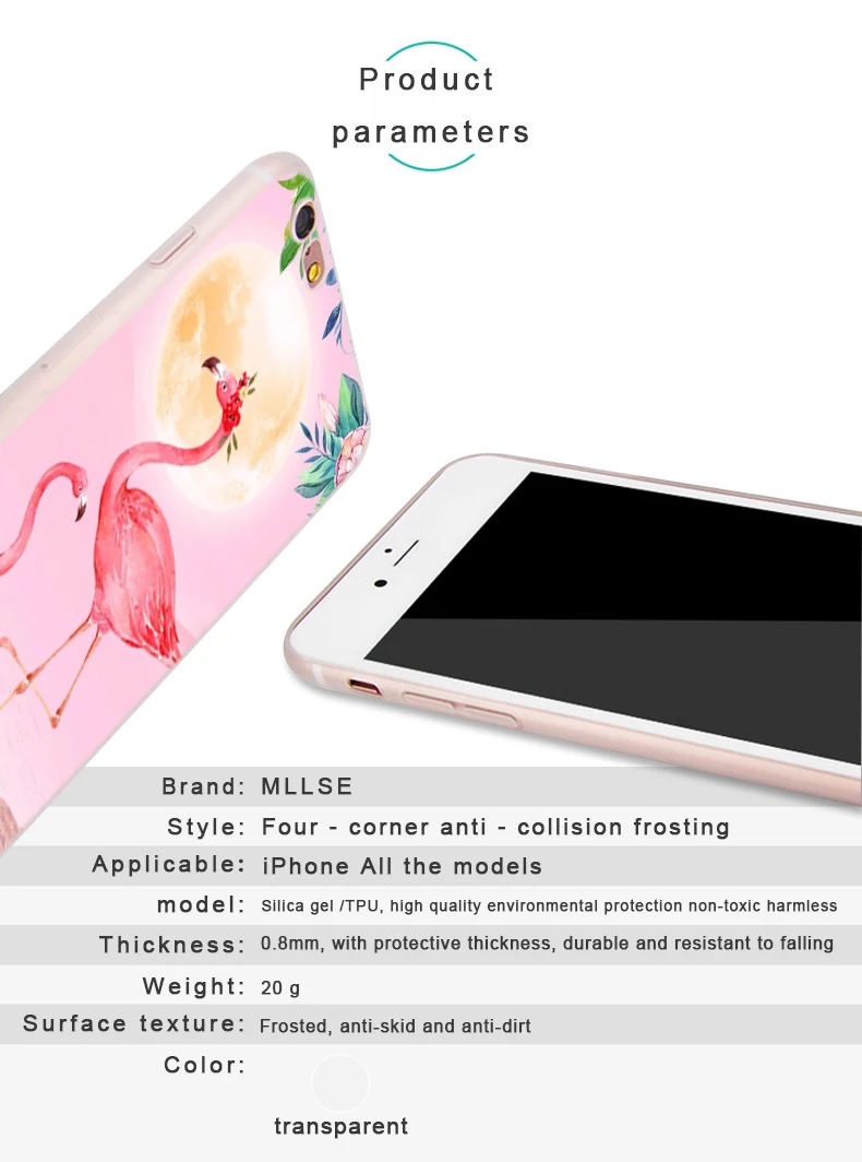 Мягкий ТПУ чехол для телефона iPhone 12 Mini 11 Pro XS Max XR X 8 7 6 Plus 5S SE S Чехол розовый