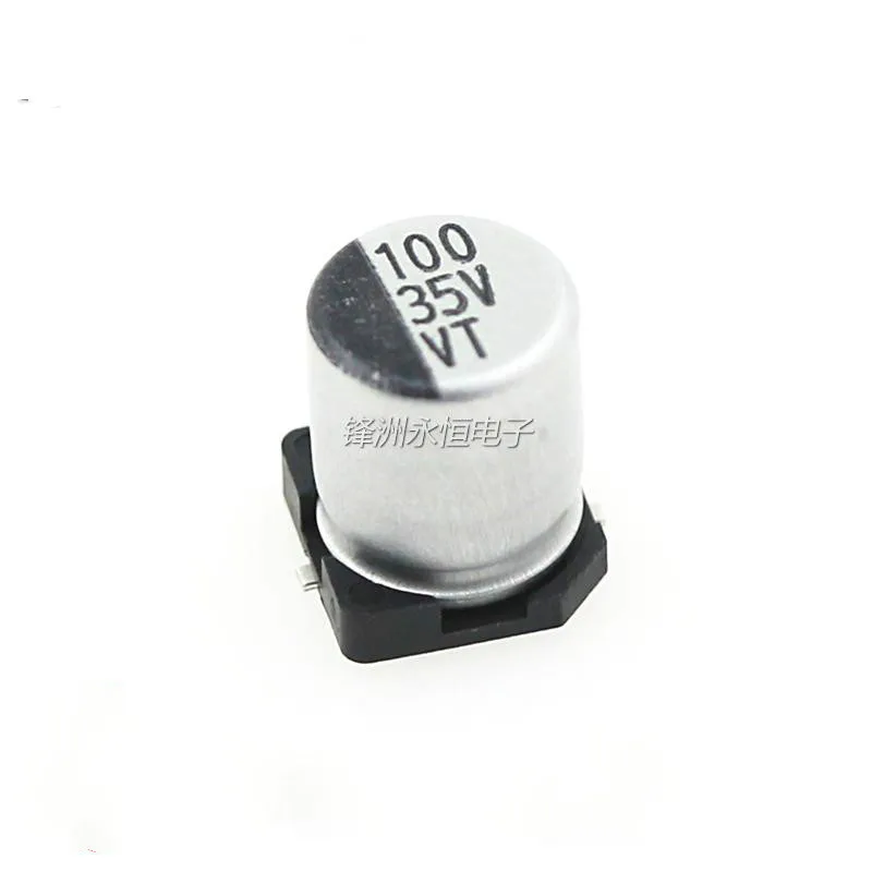 

200pcs SMD aluminum electrolytic 35V100UF 100UF/35V 6.3*7.7MM SMD electrolytic capacitor