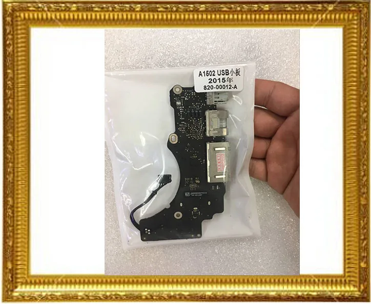 Оригинальный б/у A + A1502 I/O Плата USB HDMI для Macbook Pro Retina 13 &quotA1502 кардридер ранняя 2015