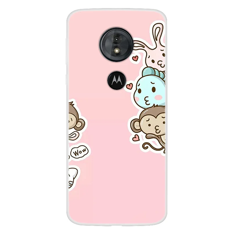 Модный чехол для телефона с милыми мультяшными животными Motorola Moto E5 Play рисунком