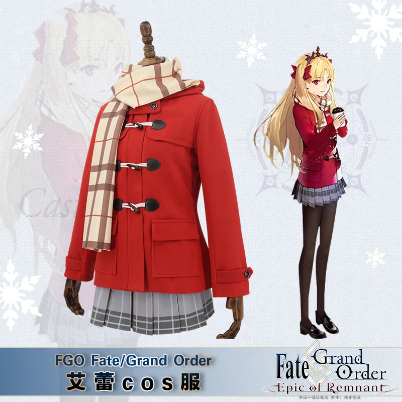 

Аниме! Fate/Grand Order Ereshkigal fgo Epic of remenger, зимнее платье, костюм для косплея, ежедневный костюм для женщин, бесплатная доставка