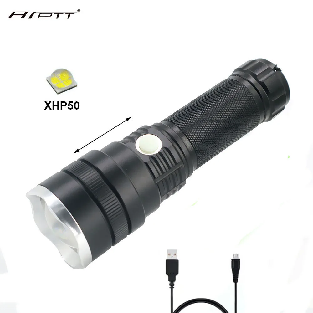 Светодиодный фонарь XHP50 перезаряжаемый масштабируемый 3500 люмен|tactical flashlight|led