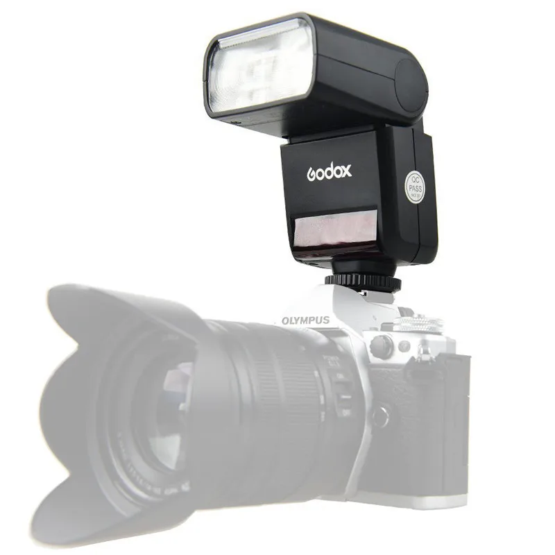 Вспышка Godox TT350O TTL Speedlite 1 / 8000s HSS GN36 Для беззеркальных камер Olympus/Panasonic | Электроника
