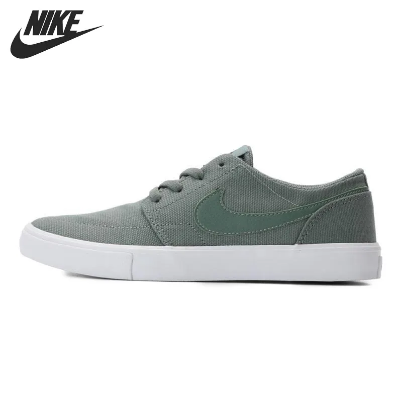Оригинальное новое поступление 2018 NIKE SB PORTMORE II SOLAR CNVS женская обувь для