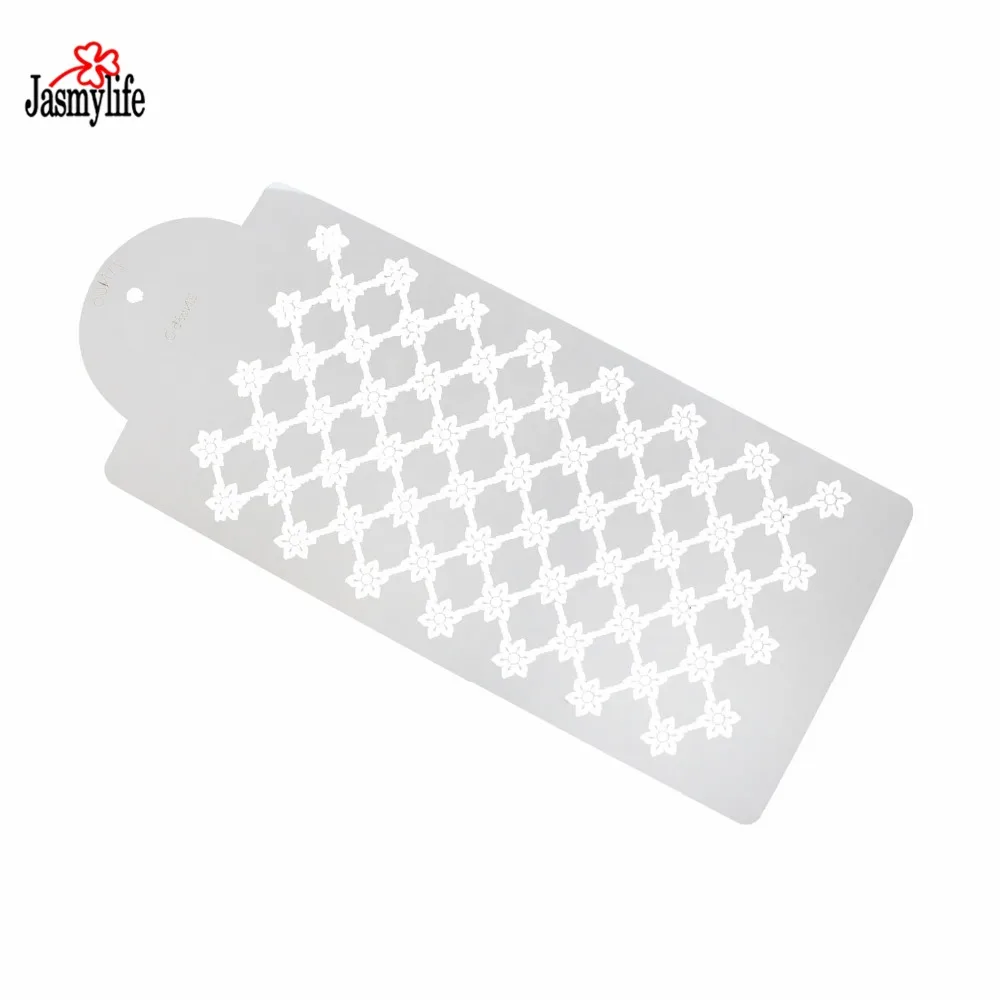 Flower Plantilla Stencil Bakeware 4PCS/SET Baking Fondant Cake Decorating Tools for Cupcake Template Mold Spiral Decoration | Дом и сад