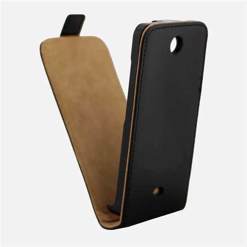 Вертикальный флип-чехол из искусственной кожи чехлы Обложка для Microsoft Nokia Lumia 430