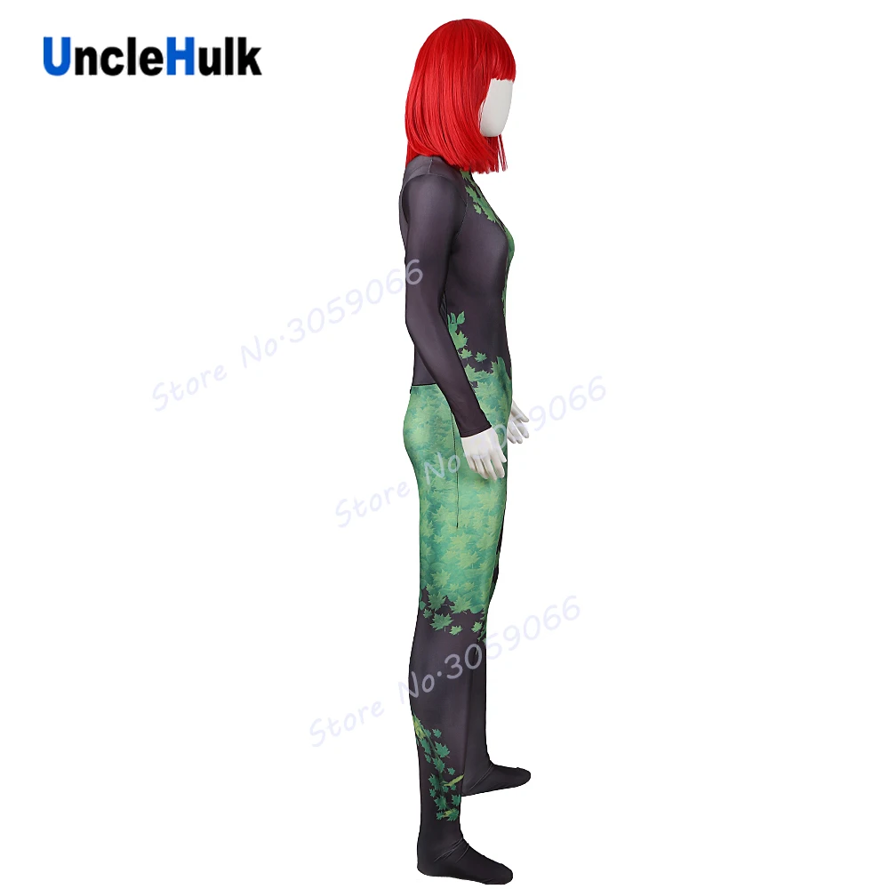 Ядовитый плющ Pamela Lillian Isley спандекс Zentai Костюм | UncleHulk Тематическая одежда и