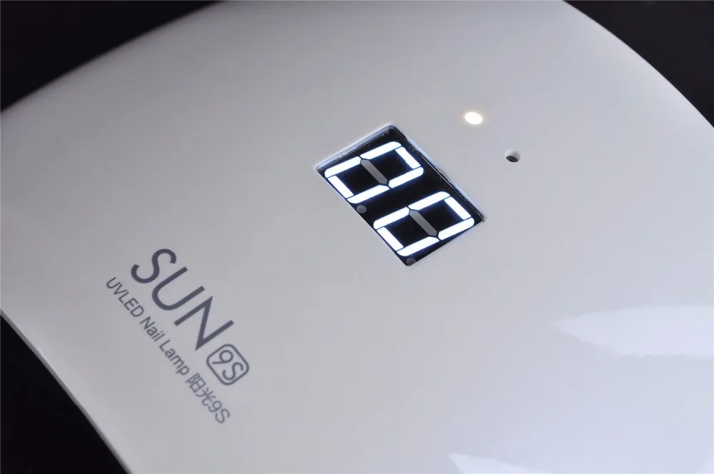 Новый SUN9S UV Светодиодная лампа для сушки ногтей 24 Вт УФ свет сухая маникюрная