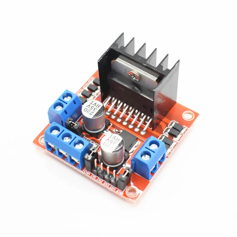 Модуль платы контроллера шагового двигателя L298N для Arduino двойной h мост