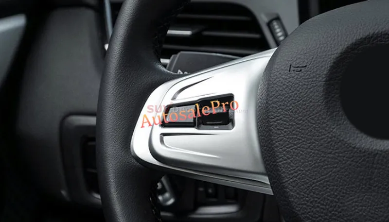 

Left-hand drive ABS Interior Steering Wheel Awitch Button Cover Trim For BMW X1 F48 2016 2017