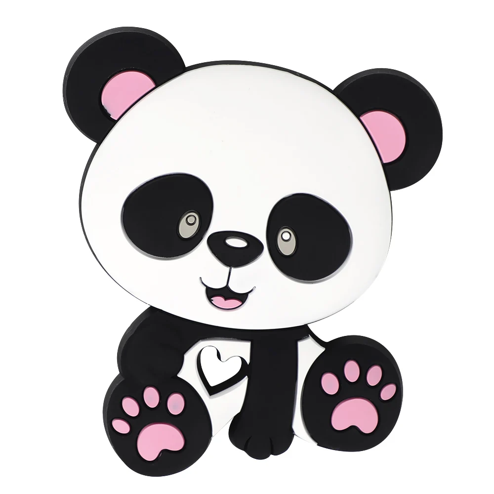 10 шт. Прорезыватель для зубов в виде панды ожерелье игрушки аксессуары