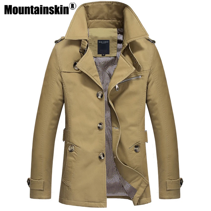 Мужская ветровка Mountainskin черная длинная приталенная куртка деловая размеры до 5XL
